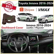 Toyota Innova 2005 - 2024 Dashboard Cover Pad Leather Car Accessories Interior Sun Visor Anti Skid M