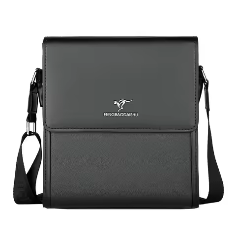 Men's Business Shoulder Bag Fashion PU Leather Porter Briefcase Cross Messenger Designer Luxury Cros
