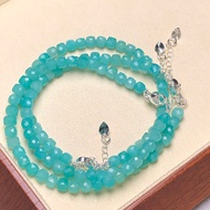 Natural Amazonite Cube Faceted Adjustable Bracelet 4.5mm: Elegance on the Wrist, Flowing Colors