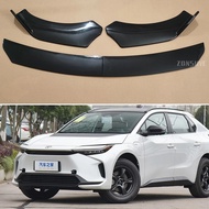 Body Kit Accessories Front Bumper Lip Splitter Spoiler For Toyota BZ4X 2024--ON Year