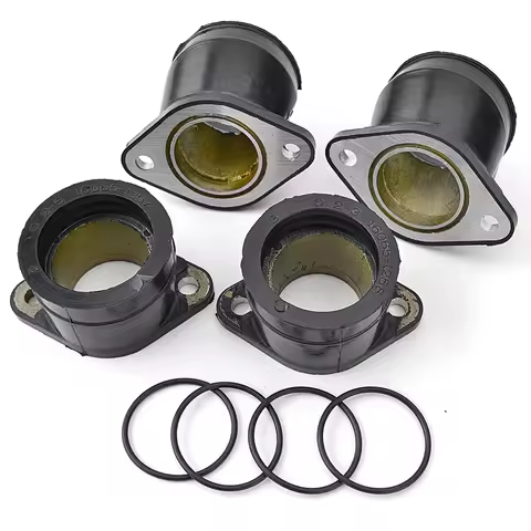 4Pcs Motorcycle Carburettor Adapter For Kawasaki ZR750 Zephyr 1991-1999/2001-2006 / Z750 GT750 1992/