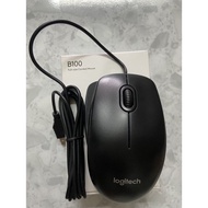 Chuột vi tính có dây Logitech B100 - hàng  bảo hành 36 tháng