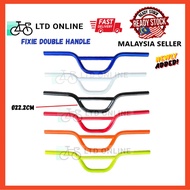 Fixie Double Handle Bar Bicycle Handlebar Basikal Fixie Bike