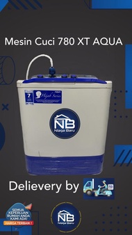 MESIN CUCI 2 TABUNG AQUA QW780XT QW 780XT Kapasitas 7kg Bogor