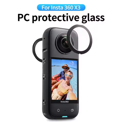 Lens Film For Insta360 X3 PC Protective Mirror Adhesive Anti Scratch For Insta360 X3 Protective Cove