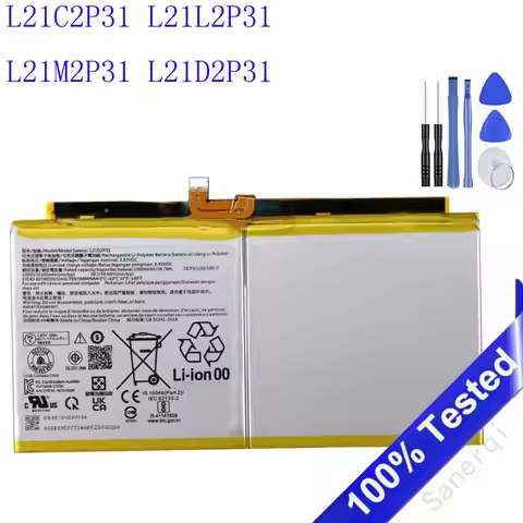 L21D2P31 Battery 3.87V 10200mAh 39.4Wh for Lenovo Pad Pro 12.7 TB371FC TB370FC TB372FC Tablet L21C2P