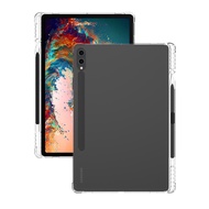 Galaxy tab s9+ Tablet case for Samsung Galaxy Tab S9 Ultra 14.6 ultra-thin reinforced corner transparent TPU protective cover back cover Galaxy Tab S9 S9plus with S pen holder