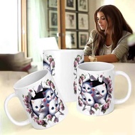 3D Cat Pet Cat White Mug Home Office Breakfast Coffee Tea Water Cup