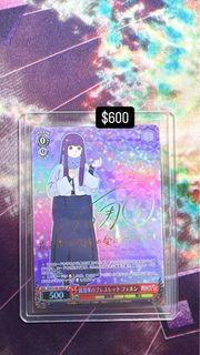 芙莉蓮ws 閃卡 費倫SP簽卡  +deck料