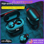 【MOTEPORT】A6 Digital Bluetooth Headset Binaural Bluetooth Headset  Sports Bluetooth Headset