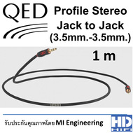 QED Profile Jack to Jack (3.5mm.-3.5mm.) Cable