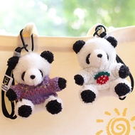 Cute Chengdu Big Panda Pendant Sweater Panda Pendant Little Bear Bag Keychain Plush Toy Doll Girl202