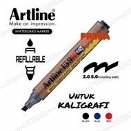 Terlaris SPIDOL KALIGRAFI ARTLINE UNTUK WHITEBOARD (REFILLABLE) BISA