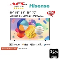 CAN SETUP Hisense 50" 58" A6100K 70" 65" 55"  Inch 4K Smart TV UHD LED Television 50 电视机 50A6100K