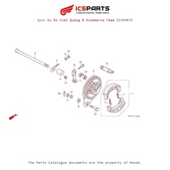 Rear Brake (F10-C) HONDA Super Dream (C100 M1-M4-M6) Parts Catalog