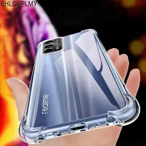 Thick Shockproof Silicone Phone Case For Realme 8 6 7 9 Pro 5G GT Neo 2 3 T 3T Neo2 GT2 GT3 6i 6S 7i