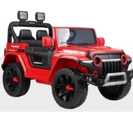 Mobil Remot Kontrol Anak Besar Bisa Dinaiki Jeep Anak Termurah Paling Best Seller 12V Ban Eva