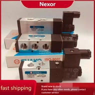 Nexor SHAKO Pneumatic Solenoid Reversing Valve PU520-PU530-PU530X-02S-03S-04S-02D-03D-04D