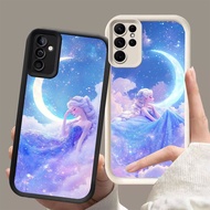 YZ-57The most beautiful Elsa Cool Casing for Samsung A54 FE M15 S24 S25 A55 S21 A26 Ultra 5G