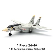 1/72 F-14 Fighter Jet Assembly Model with Base Military Educational Toy Realistic Aircraft Simulatio
