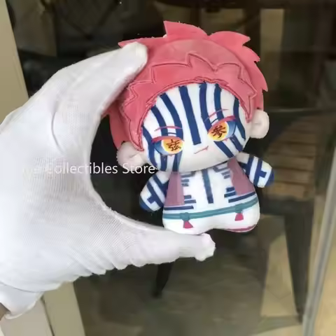 New Akaza Hakuji Cosplay 10CM Anime Plush Stuffed Body Backpack Ornaments Pendant Christmas Gifts