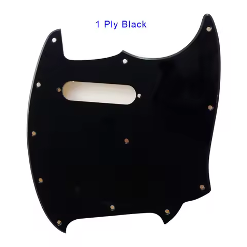 Xinyue Guitar Parts For US 11 Scwer Holes Mustang Guitar Pickguard Blank Wiht 1 pickup Scratch Plate