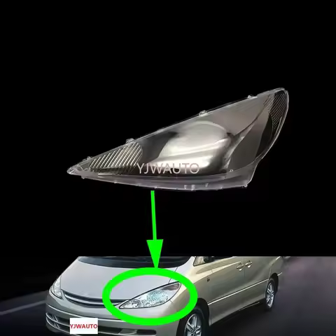 For Toyota Previa Estima 2003 2004 2005 Headlight Cover Car Headlamp Lens Glass Replacement Front La