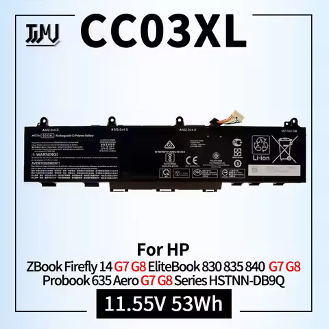 CC03XL Battery for HP ZBook Firefly 14 G7 G8 EliteBook 830 835 840 845 G7 G8 Probook 635 Aero G7 G8 