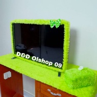 3in1 TV Tablecloth + 14-32 inch ribbon TV headband + rasfur fur tissue cover