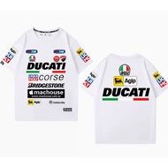 MOTOGP Ducati Motorcycle Short sleeved T-shirt 1199 1299 899 V2 Monster 696 821 797 659 Panigale V4
