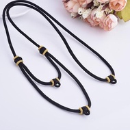 Handmade Thailand Amulet Special Rope Three Hanging Amulet Chain Rear Lanyard Necklace Rope Men Wome