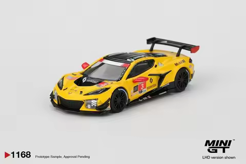 MINI GT 1:64 Z06 GT3.R #3 Racing by Pratt Miller Motorsports 2025 IMSA Daytona 24 Hrs Die-Cast Car M