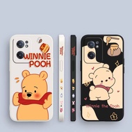 Fatty Winnie The Pooh Side Printed Liquid Silicone Phone Case For ONE PLUS 9R  9 8T 8 7T 7 6 Pro NORD 2 3 5G ACE 2V