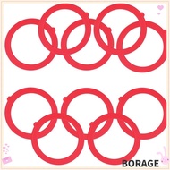 BORAG 10Pcs Gasket Replacement Parts, K-GP1059291 Silicone Flush Valve Seal, Long Term Use Red for K