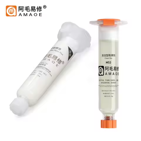 AMAOE M50/M53 10CC Lead-Free Solder Flux Paste No-Clean Welding Fluxes for Mobile Phone PCB Chip BGA