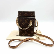 LV 經典老花手機盒子包11*18*6 98新配件塵袋