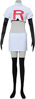 Jesse Adult Costume, Team Rocket Costume, Anime Costume, Cosplay Costume (XXL, Jesse Women)