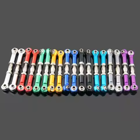 RC 2Pcs 106017 166017(06016 08042) Aluminum Steering Linkage For HSP 1/10 94108 94107 94111 94166 94