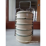 Vintage Tiffin Carrier 5 -Tier / Mangkuk Tingkat