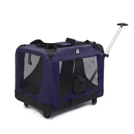 Pet Cage Outdoor Tent Folding Cat Trolley Bag Stroller Breathable Portable Car Cage Trolley Pet