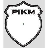PIKM embroidered patch