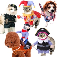 Pet Transformation Costume Cat Funny Christmas Transformation Costume Dog Clothes Pet Funny Hallowee