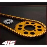 CT115 CT 115 CT115S MODENAS SPROCKET SET CHAIN HEAVY DUTY