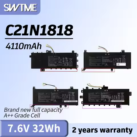 C21N1818 Laptop Battery for ASUS VivoBook X509 X509DA X509DJ X509DL X509FA X409 X409BA X409DA X409DJ