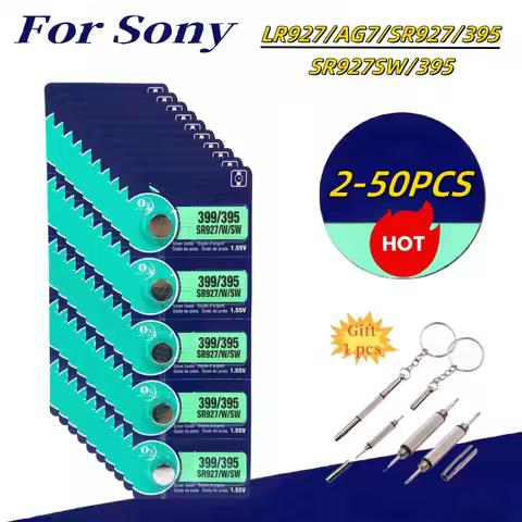 2-50Pcs Original For Sony AG7 SR927SW 395 LR927 395AL926F Lithium Batteries Button Battery for Watch