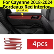 Original Car Bordeaux red car interior parts for Porsche Cayenne Coupe S Gts Turbo Screen Watch Stic