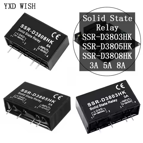 Solid State Relay SSR-D3803HK SSR-D3805HK SSR-D3808HK DC-AC SSR D3803HK/D3805HK/D3808HK 3A 5A 8A Rel