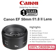 (NEW)Canon 50mm F/1.8 II lens (1 years warranty) Canon 50mm F/1.8 II canon lens Canon 50mm F/1.8 II 