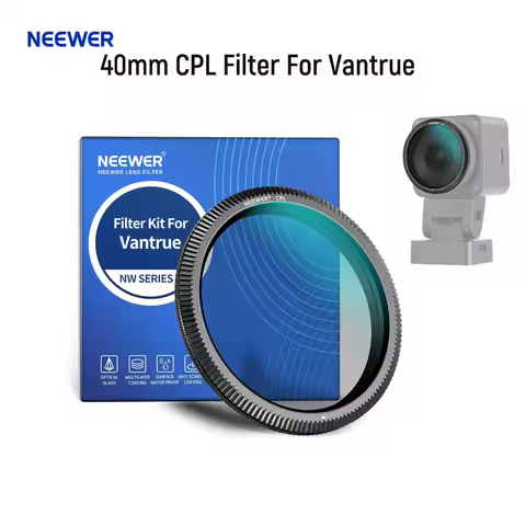 NEEWER 40mm CPL Filter For Vantrue N4 Pro N5 E1Pro E1 E2 E3 E1Lite S1 Pro N2X Dash Cam, Ultra Slim C
