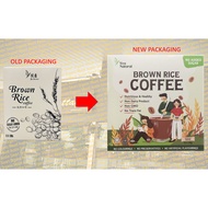 (New Packaging) Yes Natural Brown Rice Coffee (Non Sugar) 无糖糙米咖啡 30g x 10sachets